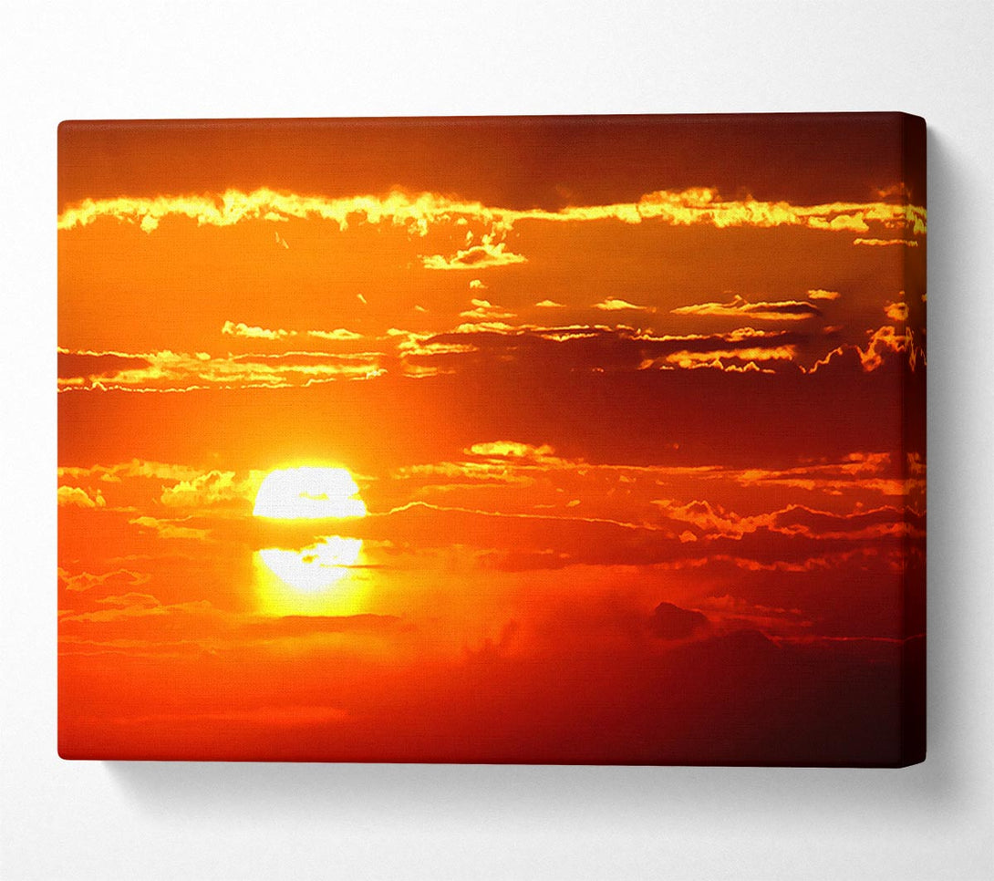  A Canvas Print of Sun In The Sky Canvas Wall Art