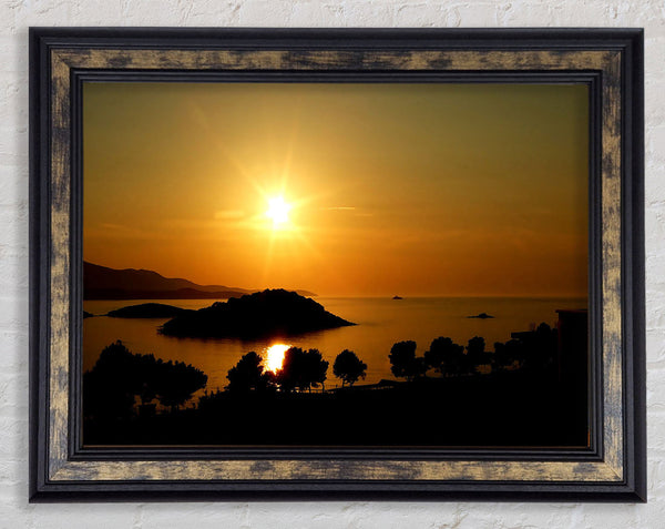 Ksamil Framed Print