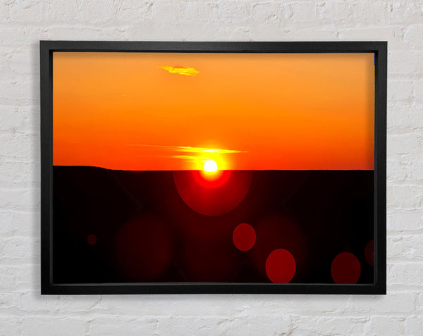 Sonnenuntergang funkeln