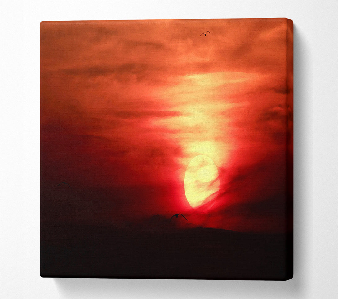  A Canvas Print of Journey To The Sun Canvas Art