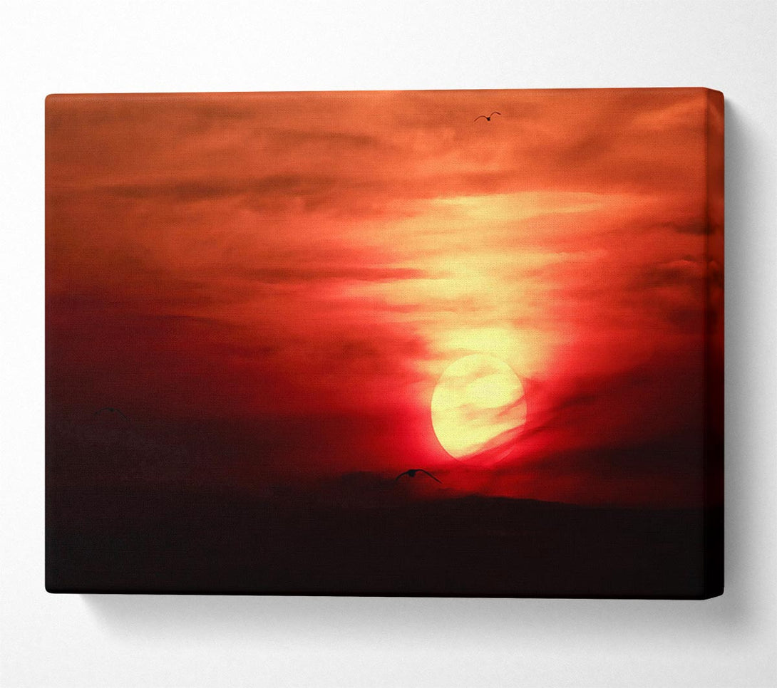  A Canvas Print of Journey To The Sun Canvas Art