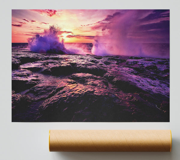 Shore Waves Print