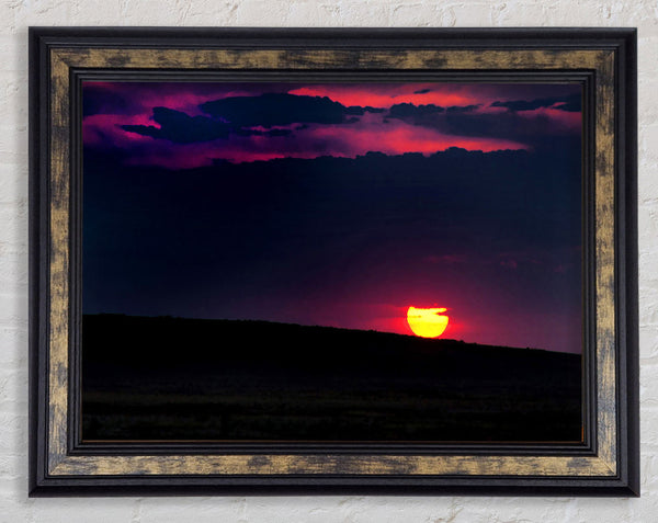 Sunrise Morning Framed Print