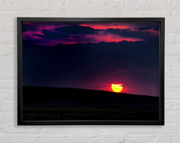 Sunrise Morning Framed Print
