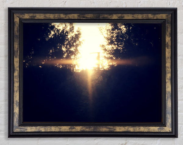 Sun Blaze Framed Print