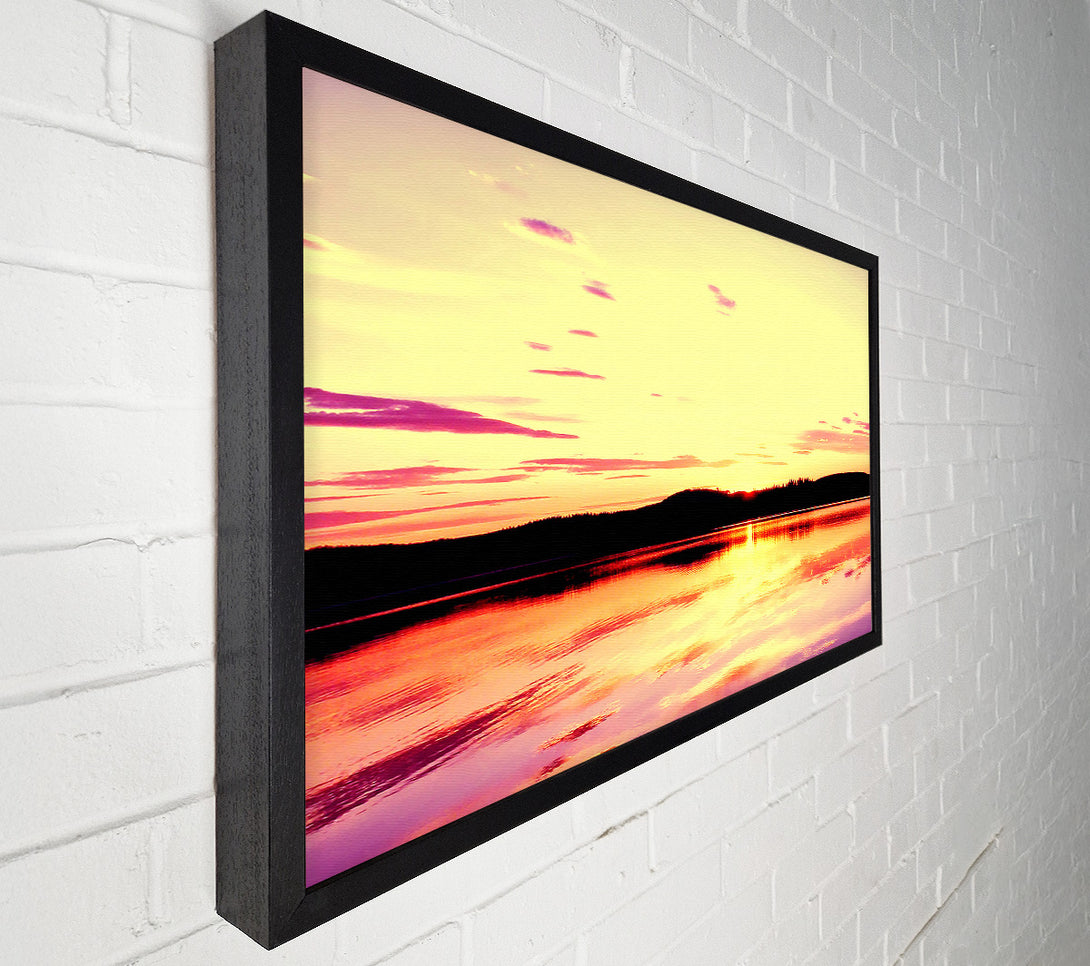  A Canvas Print of Sun Down Canvas Art