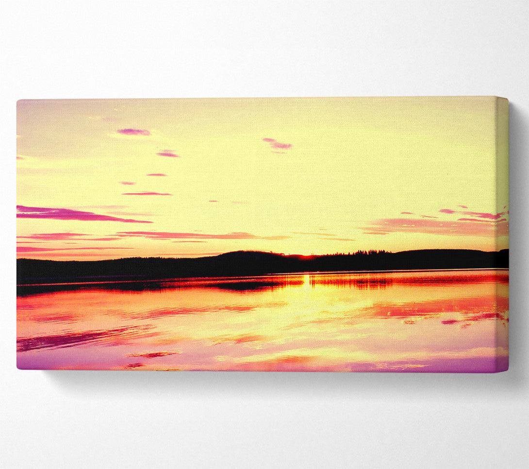  A Canvas Print of Sun Down Canvas Art