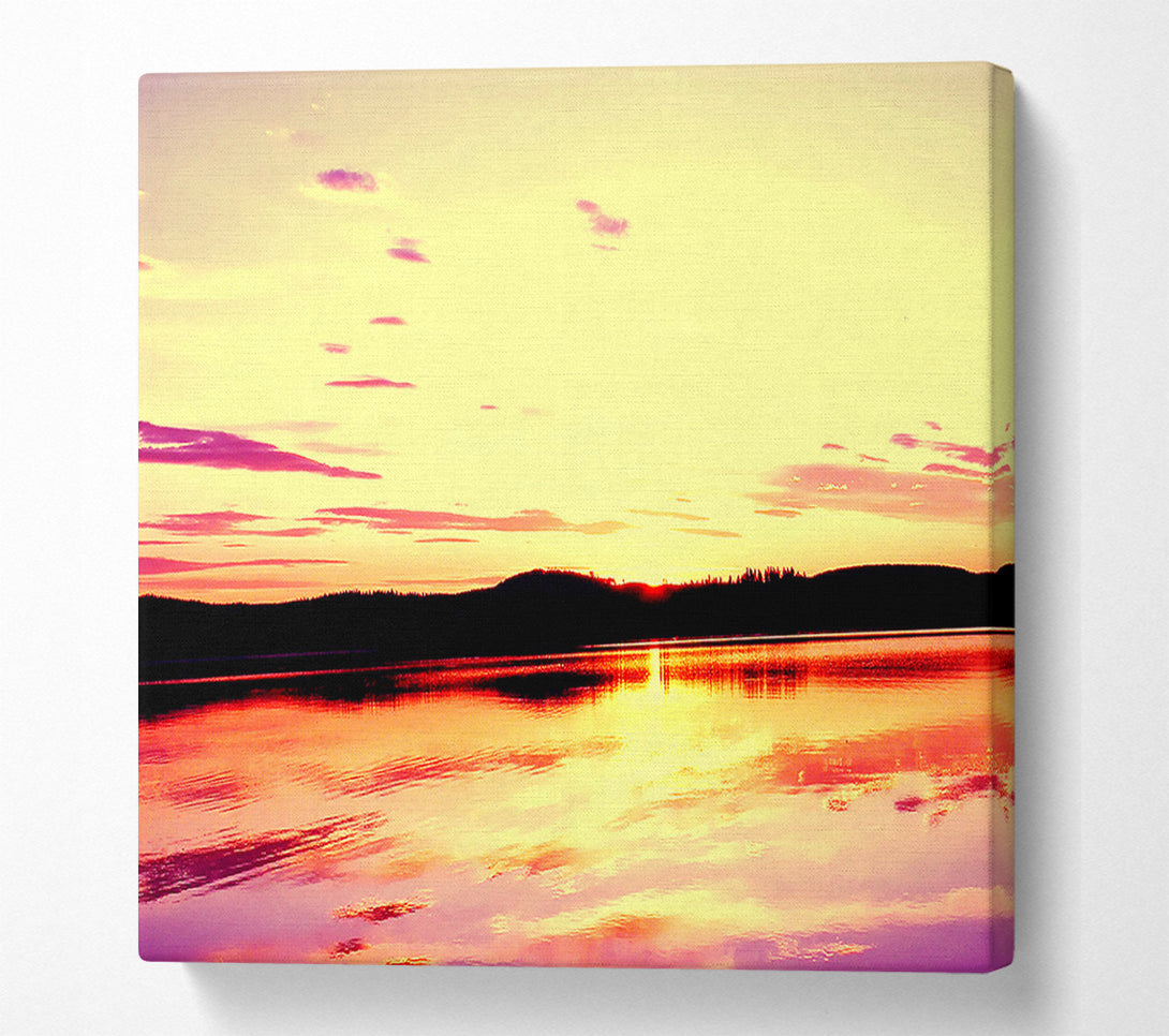  A Canvas Print of Sun Down Canvas Art
