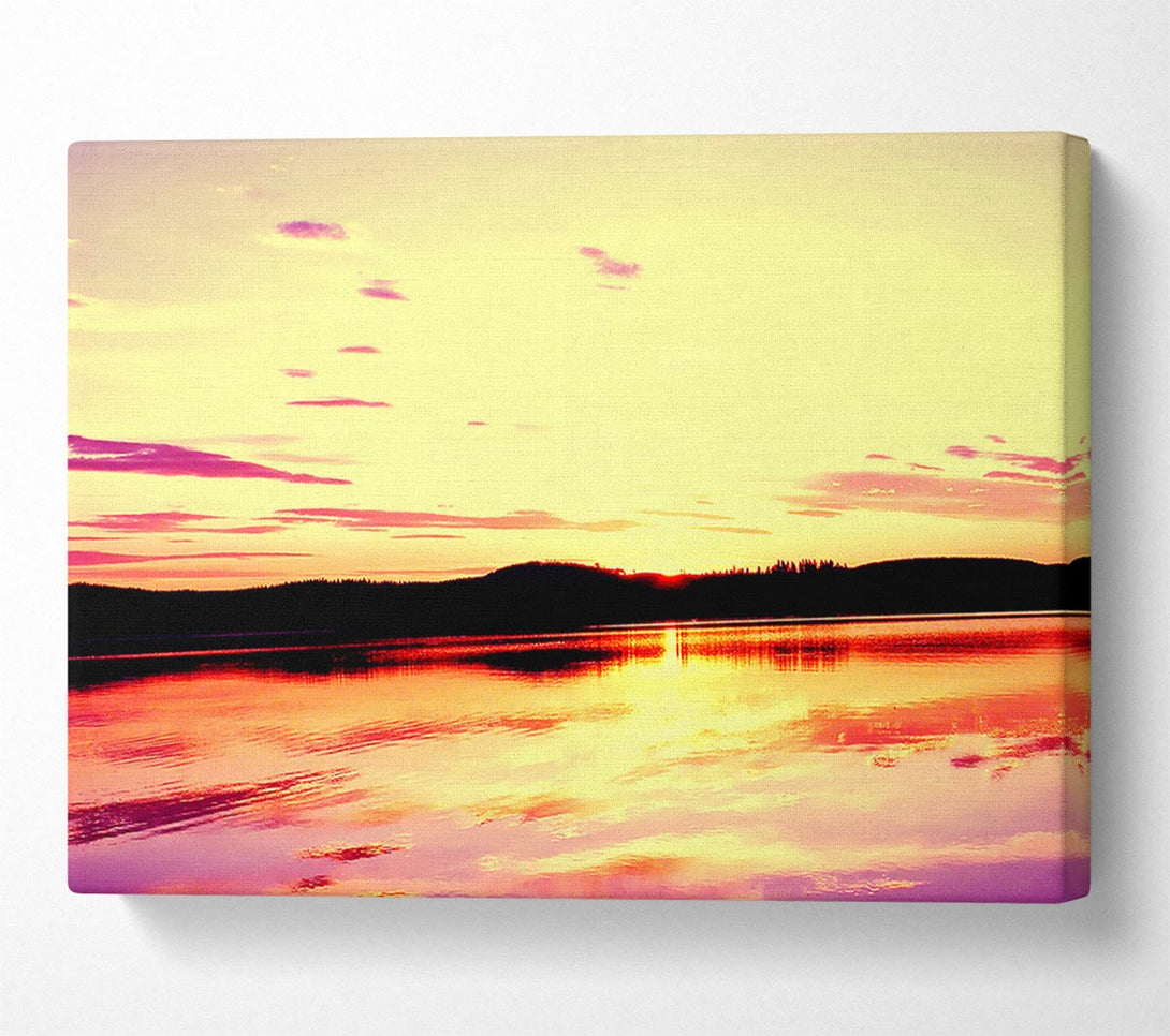  A Canvas Print of Sun Down Canvas Art