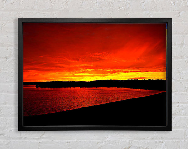 Rouge Framed Print
