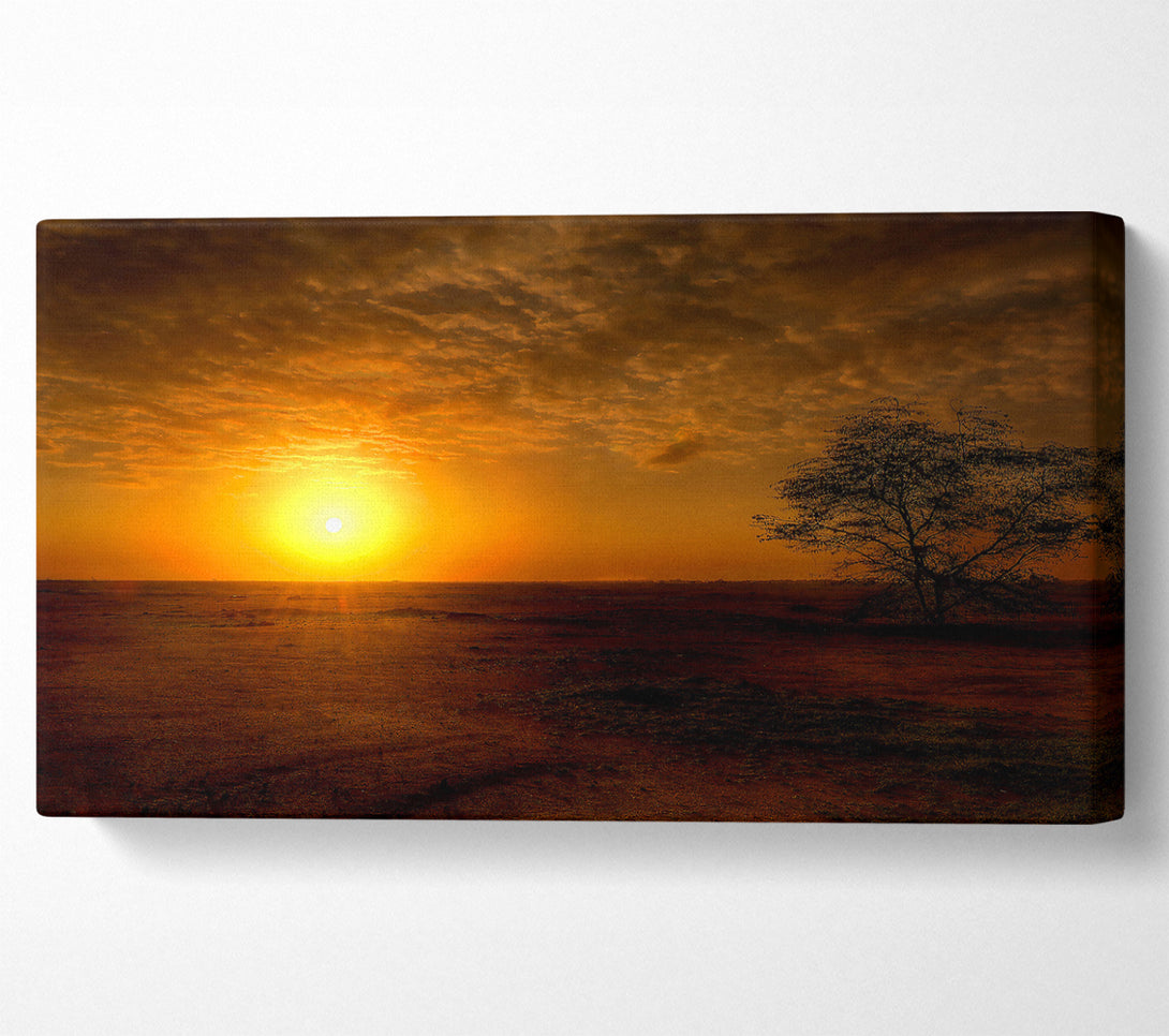  A Canvas Print of Sunset Ocean Beauty Canvas Print