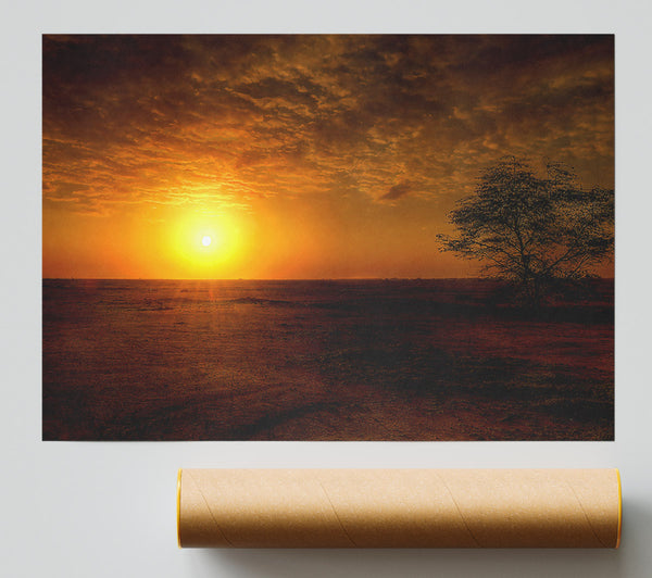 Sunset Ocean Beauty Poster