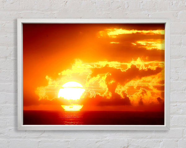 Herrlicher Sonnenuntergangsstrand