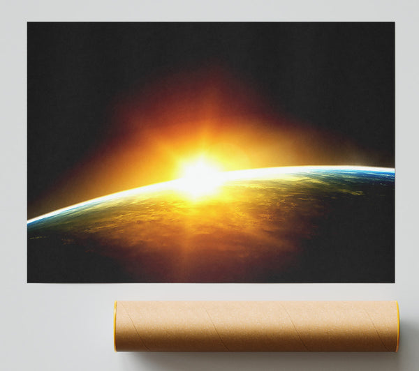Sunrise Over The Earth Giclee Print