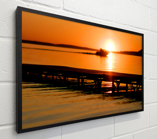 Peach Sunset Jetty