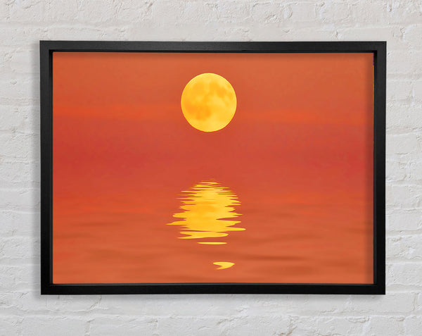 Surreal Sun Reflections Framed Print