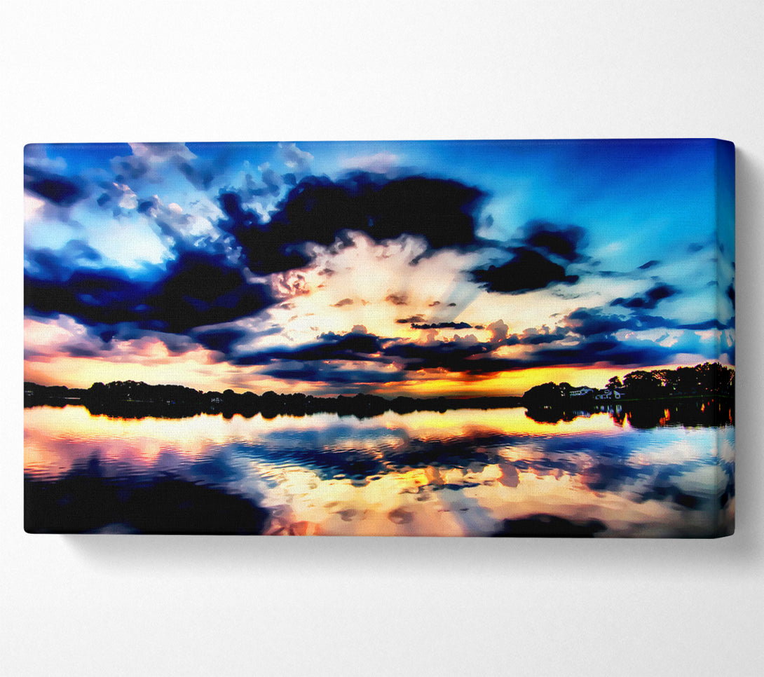  A Canvas Print of The Rays Of God Canvas Print