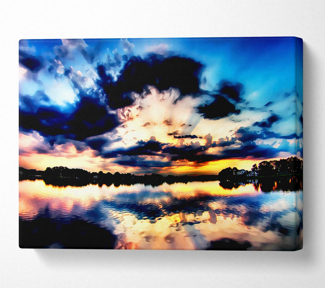  A Canvas Print of The Rays Of God Canvas Print
