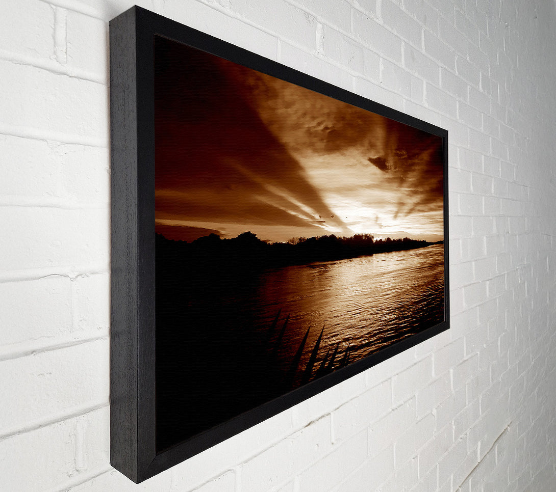  A Canvas Print of Coco Mountain Lake Canvas Print