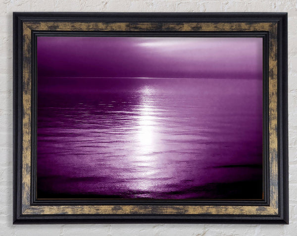 Serenity Mauve Framed Print