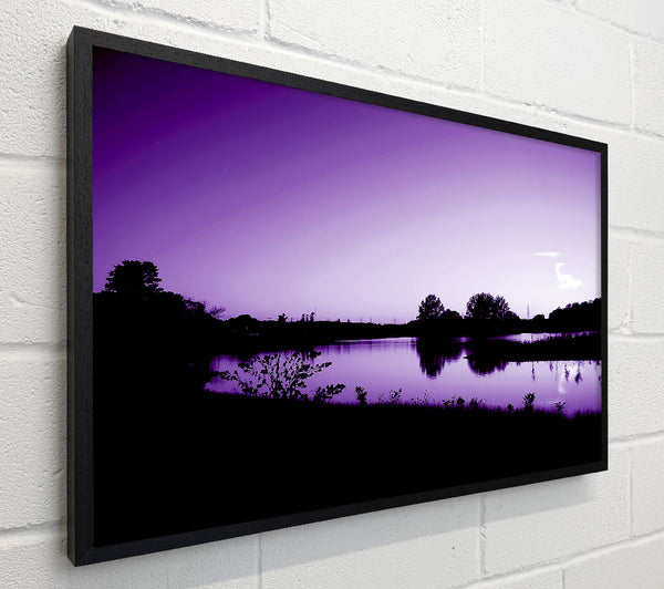 Purple Peaceful Waters