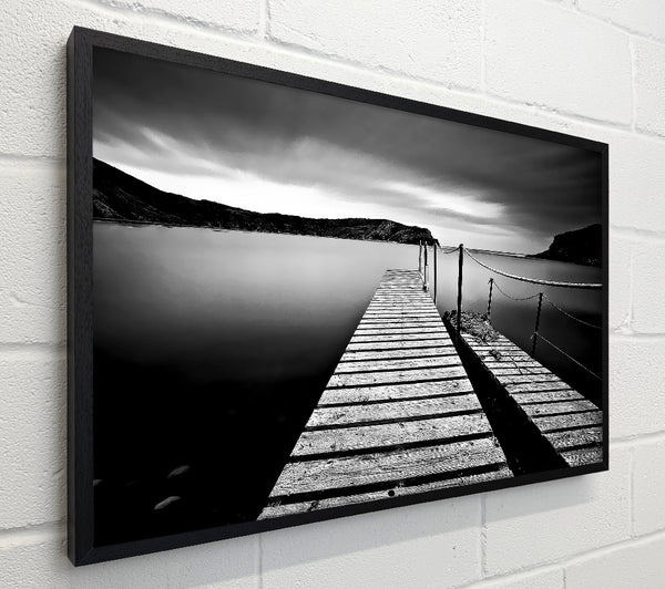 Abstract Pier B n W