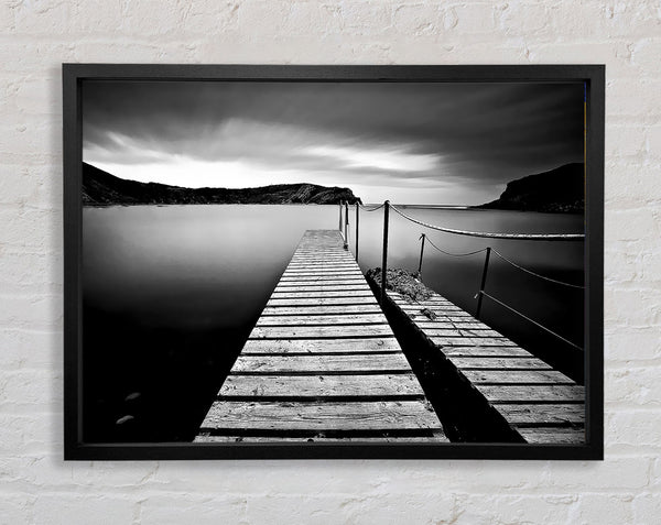Abstract Pier B n W