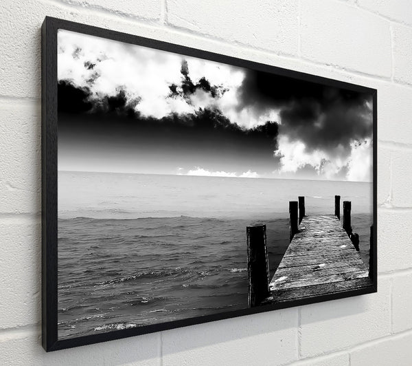 Black And White Pier