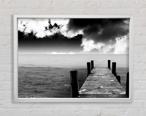 Black And White Pier