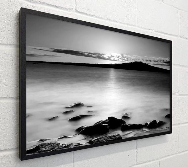 Ocean Mist Reflections B n W