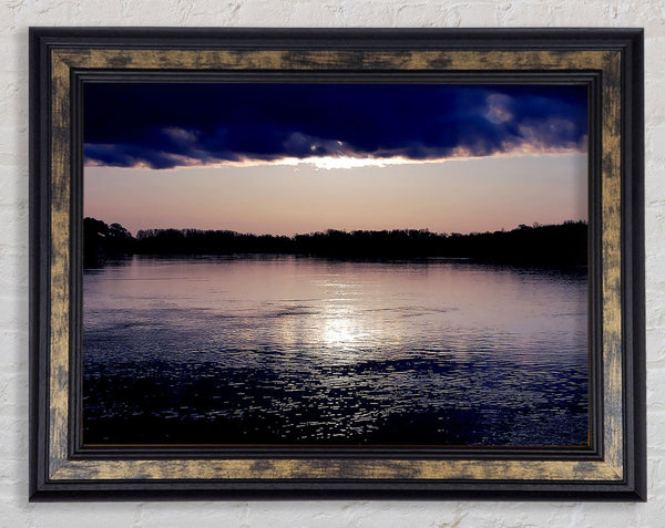 Crystal Blue Framed Print