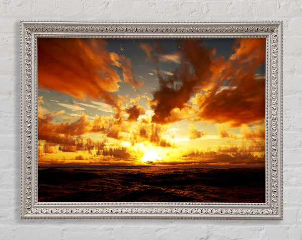 Glorious Day Break Framed Print