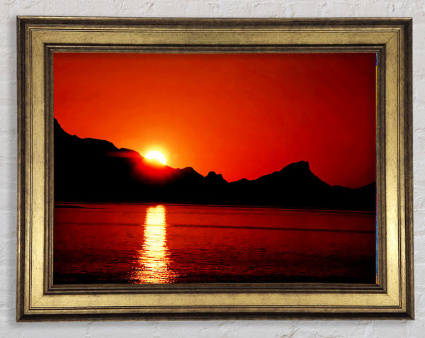Sonnenuntergang an der Küste