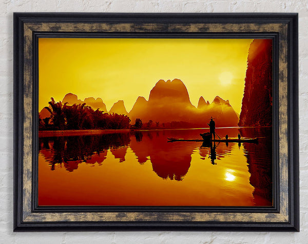 Fisherman Reflection Caramel