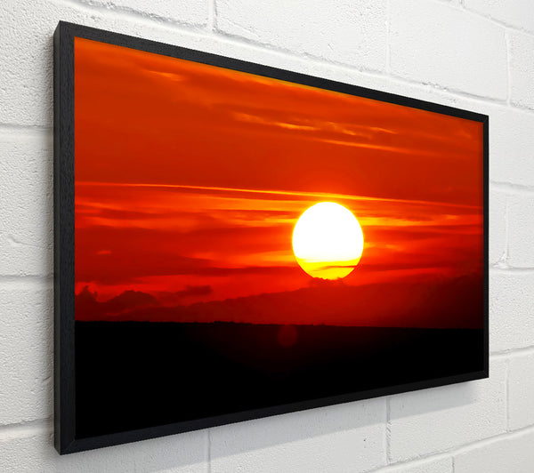 Perfect Orange Sun