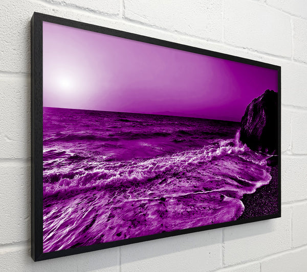 Purple Ocean Sun