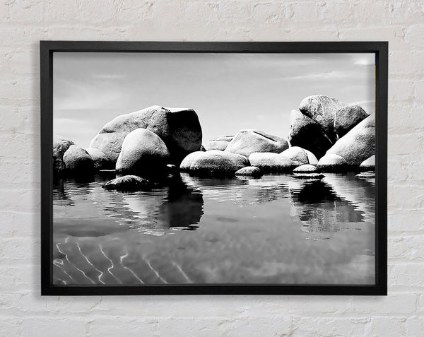 The Rock Pool B n W