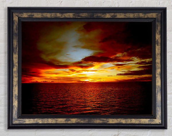 Calm Before The Storm Ii Framed Print