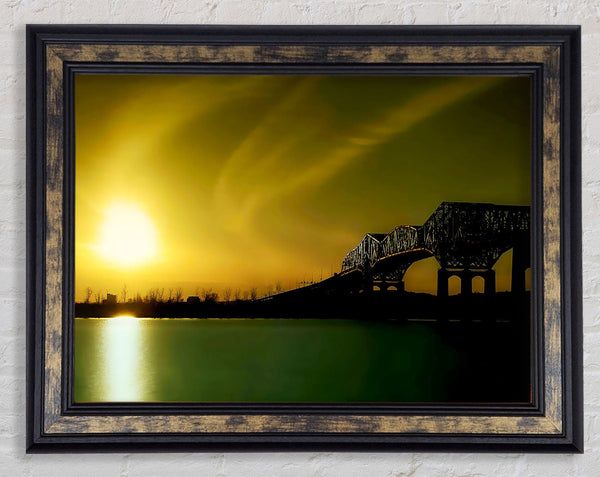 River Crossing Framed Print