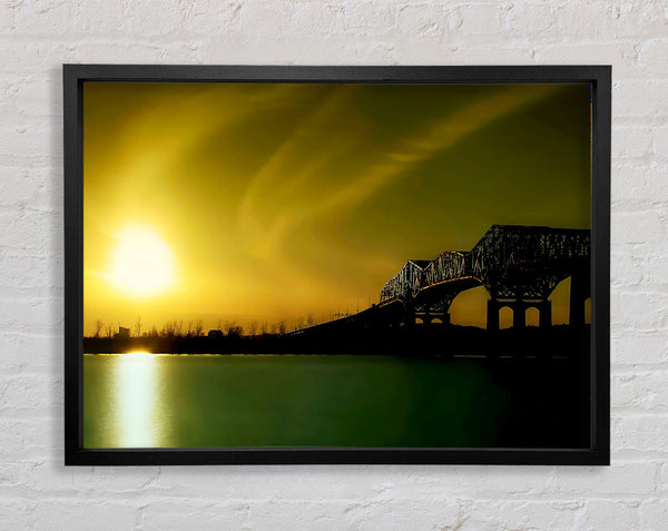 River Crossing Framed Print