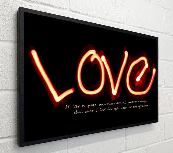 Love Quote If Love Is Great