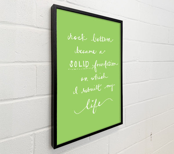 Rock Bottom Lime Green