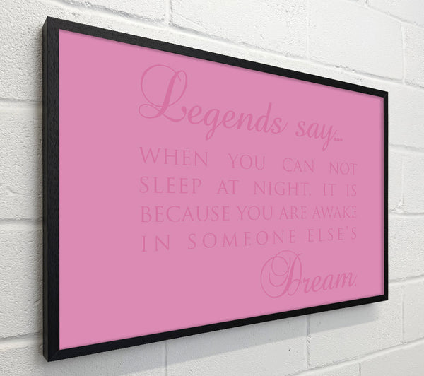 Legends Say Dream Pink