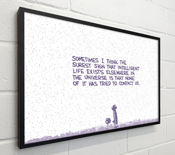Funny Quote Sometimes I Think The Surest Sign Lilac
