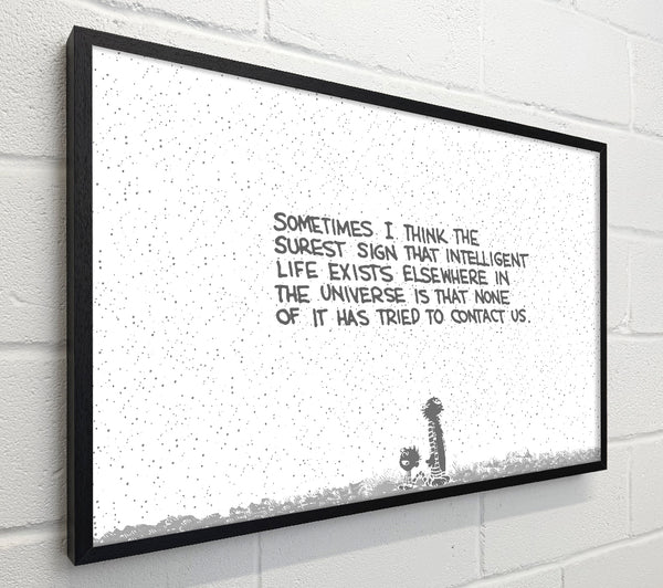 Funny Quote Sometimes I Think The Surest Sign Grey
