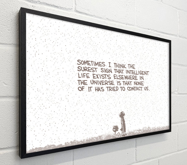 Funny Quote Sometimes I Think The Surest Sign Beige