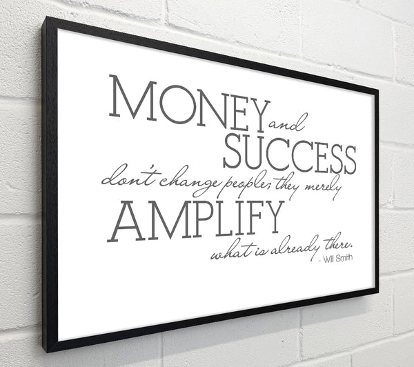 Movie Quote Will Smith Money And Success Grey