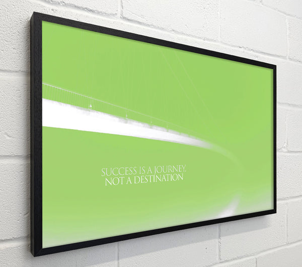 Success Is A Journey Lime Green