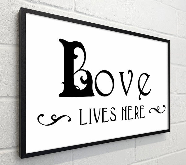 Love Quote Love Lives Here Vines