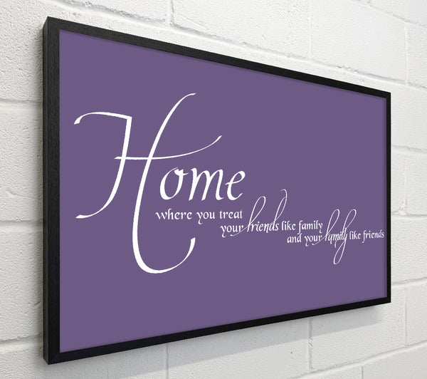 Family Quote Home Family Friends Lilac